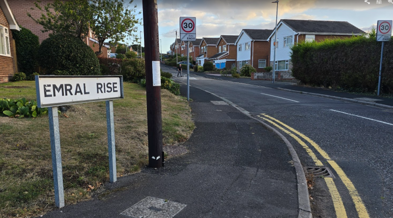 Emral Rise, the site of one of the proposed homes (Pic: Telford Live)